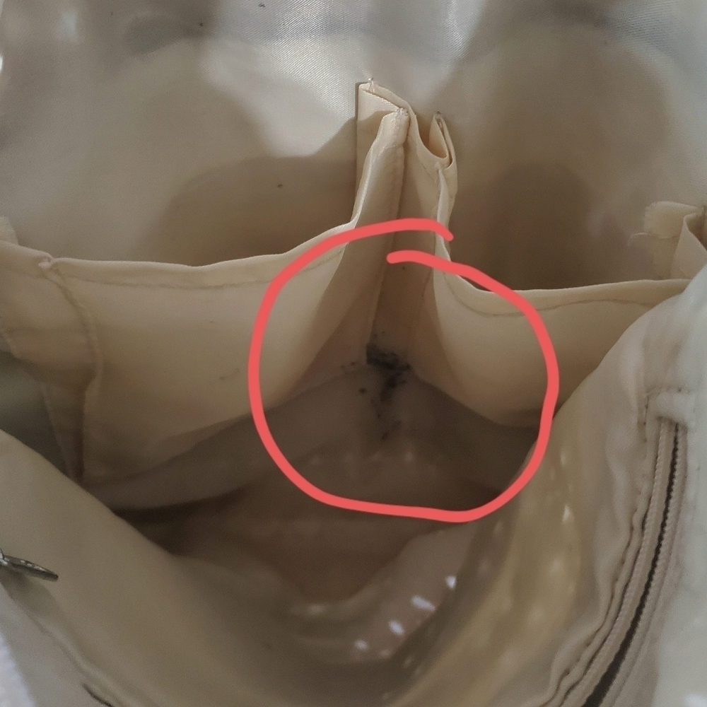 THE Sak Striped Brown Tan Cream Hobo Shoulder Bag Purse - Picture 14 of 14
